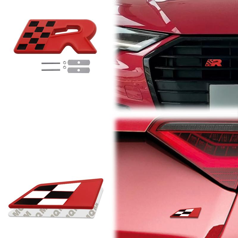 Car Accessories Metal Grille Emblem Rear Trunk Body Badge Sticker For Seat IBIZA Leon R Cupra Exeo Mii Tarraco Toledo Altea SH1