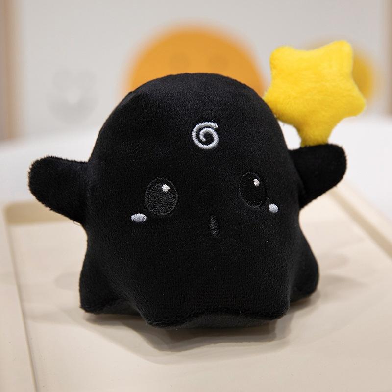 Funny Little Ghost Schoolbag Pendant Doll Cute Plush Toy Pendant Accessories Doll Keychain Gift