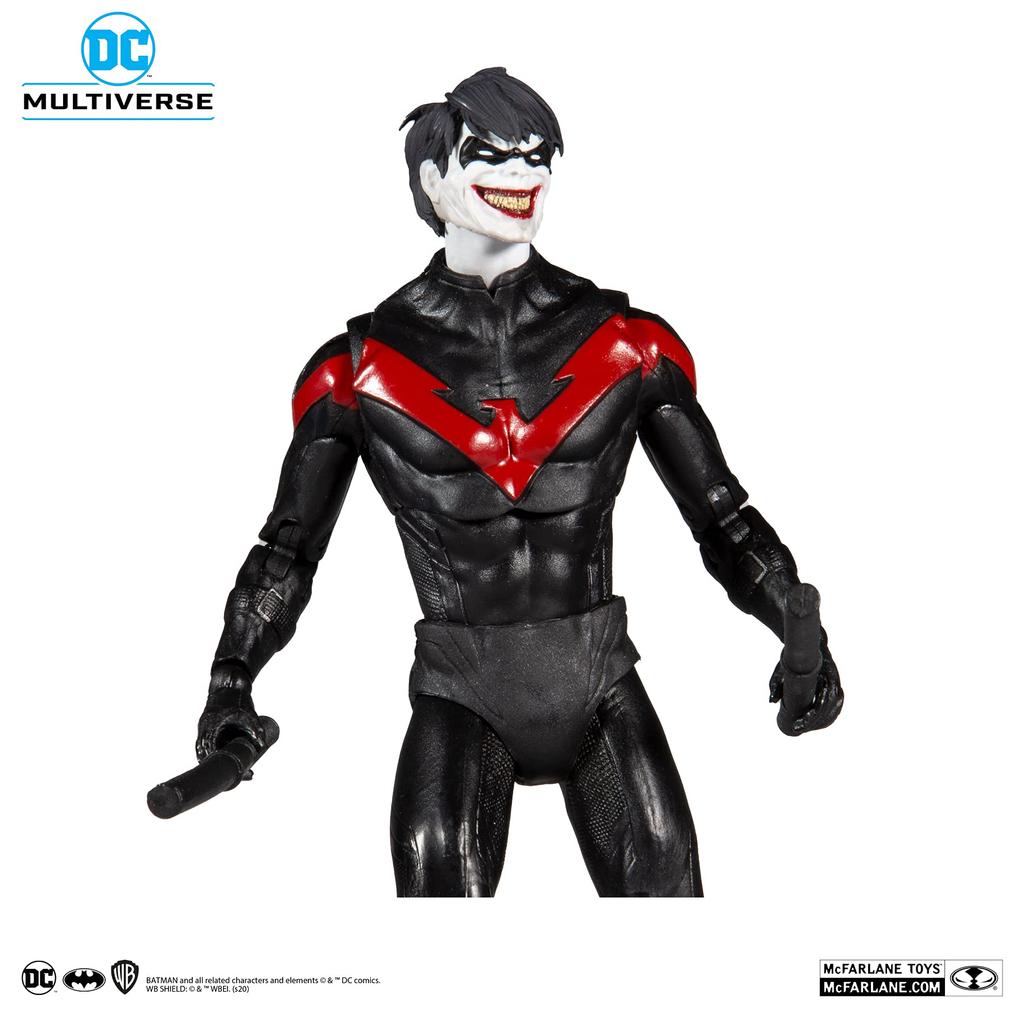 McFarlane Toys DC Comics DC Multiverse Nightwing Joker de 7 inch figurină de acțiune negru [Comic/Familia Morții] #050