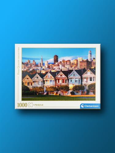 Сан-Франциско Расписные Дамы 1000 Элементов Пазл Clementoni