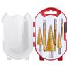 6-Piece High-Hardness Metal Step Drill Bit Set