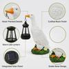 Garden Statue Figurine Lights with Solar Lantern Home Decor Crafts Cute for Balcony