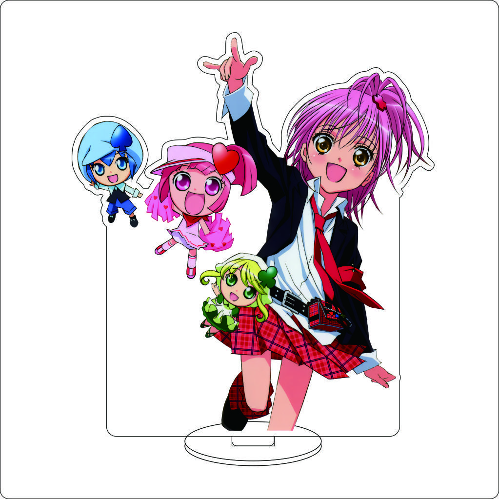 16CM Anime Shugo Chara Cosplay Acrylic Stand Ornaments Hinamori Amu Tsukiyomi Ikuto Hotori Tadase Figure Stand Halloween Gifts