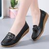Woman Shoes Breathable Leather Shoes For Women Low Heels Casual  Mujer Elegant Heel Women's Shoes Flats Female Footwear