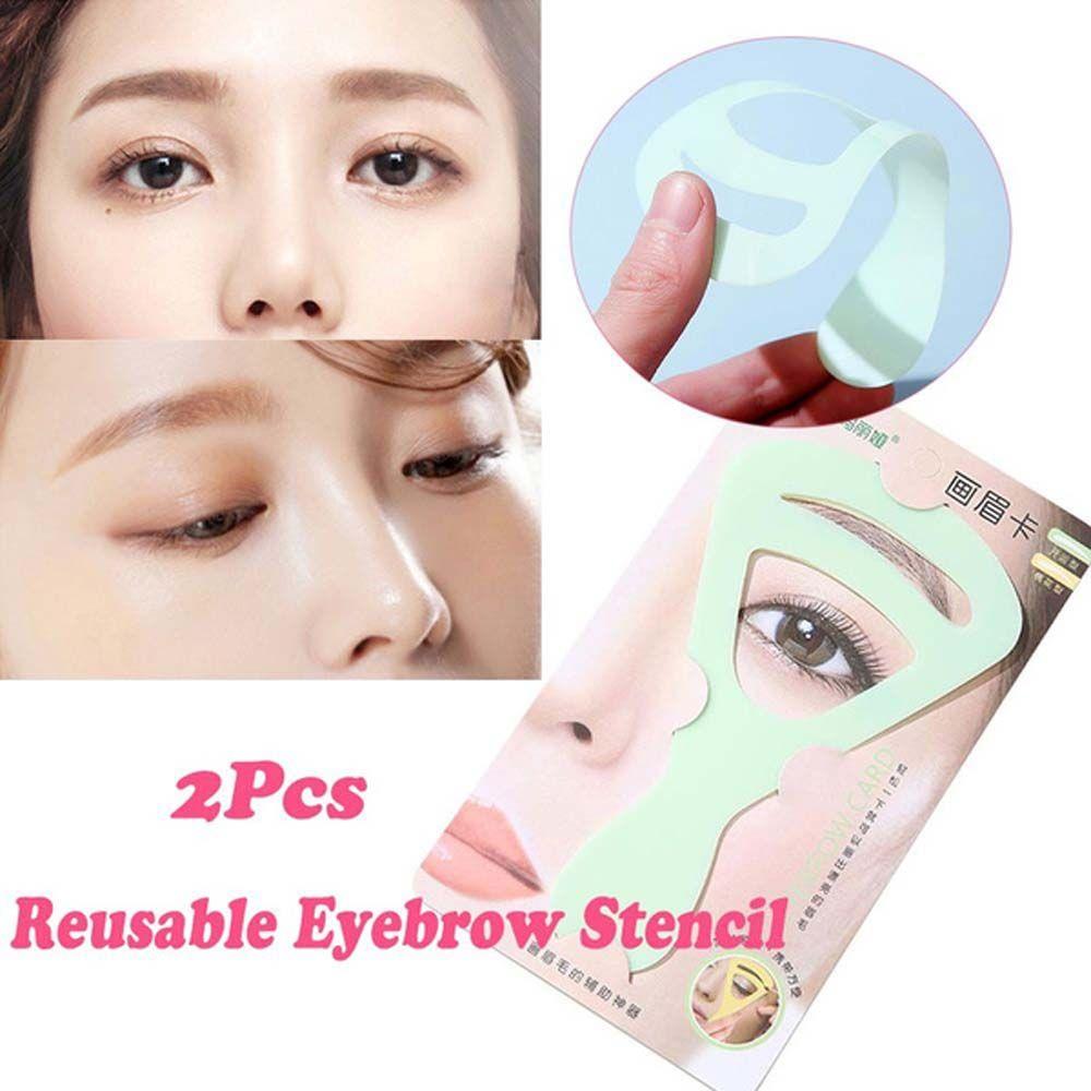 DIY Eyebrow Drawing Card Grooming Shaping Mold Eyebrow Shaping Template Eyebrow Stencil Set