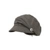 British Style Pleated Octagonal Hat Solid Color Painter Hat Casual Eequestrian Hat  Travel