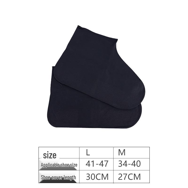 

Waterproof Latex Overshoes: Non-Slip, Wear-Resistant, Unisex Outdoor Rain Boots S (child size, 26-34)