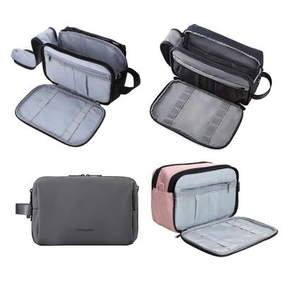 Spacious Toiletry Bag with Multiple Pockets Zipper Makeup Travel Organizer for Women and Men