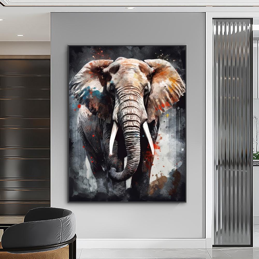 Modern Nodic Animals Wall Art Canvas Poster Owl Horse Lion Elephant Sheep Prints Picture Living Room Bedroom Home Decor