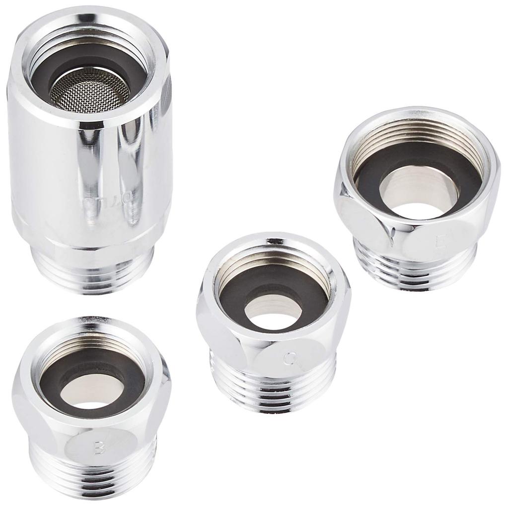 KVK Úsporná sprchová hlavice NF s redukčním ventilem a nástavcem, elektronická sprcha (Pokovené, komplexní služby) Hadice, ventil, PZS315TS-2