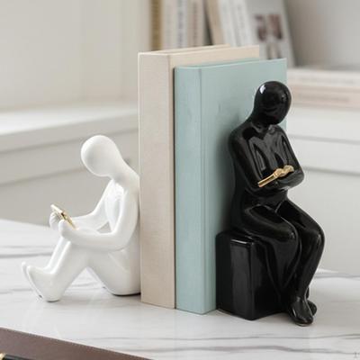 Bookends Book Ends Abstract Aesthetic Elegant Supports Statue Accent Sculpture Decor Stoppers