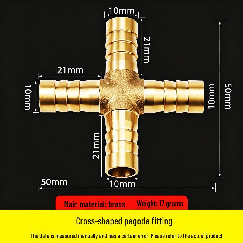 Copper Pagoda Gas Nozzle with Inner Wire Adapter