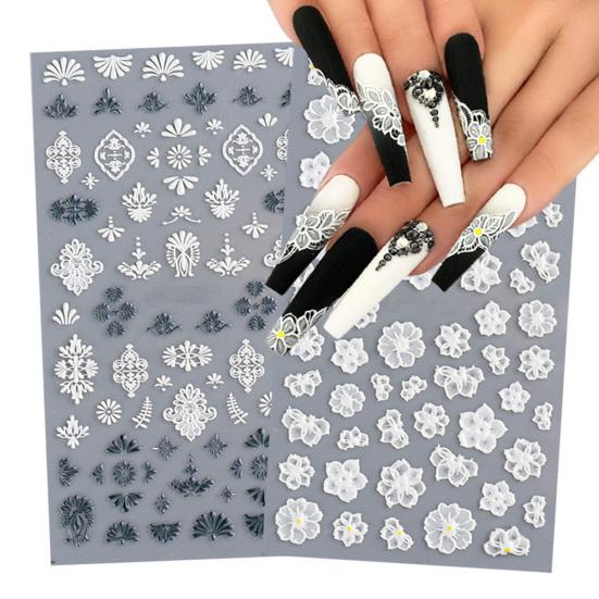 Delicate Nail Sticker Nails Ornaments Vivid Images Portable Persistent