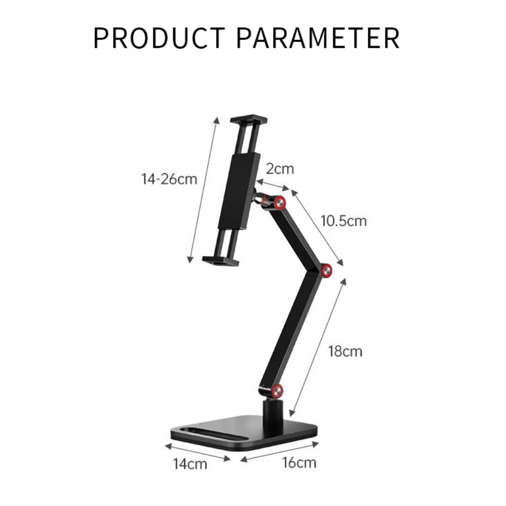 Suport Tabletă Pivotant 360° Suport Tabletă Ajustabil Nou Suport Monitor pentru Birou pentru 12-17in