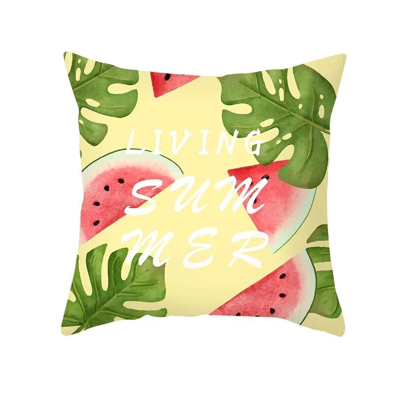 Cartoon Fruit Pillowcase Office Cushion Cover Living Room