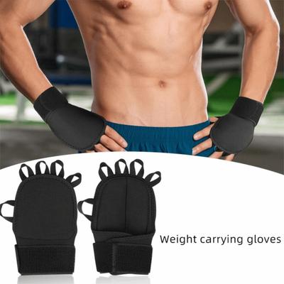 1 Paar Integrierte Feinsand-Handgewichte Schmutzabweisende Trainingshandschuhe Handrehabilitation