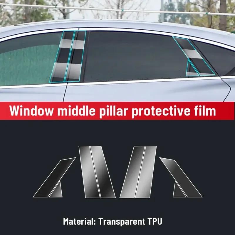 Anti-scratch Car Interior Center Console Media Dashboard Navigation TPU Protector Film For BYD HAN  2024 Accessories
