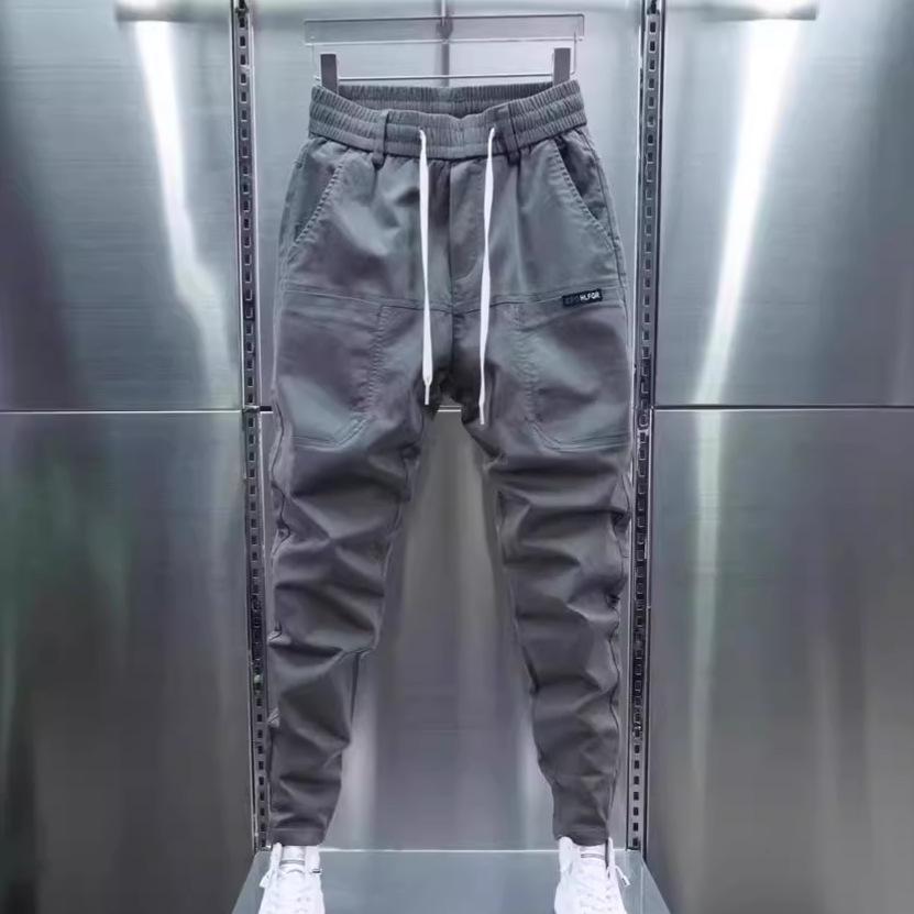 Jarní podzimní pánské kalhoty Janpan móda streetwear tepláky pánské ležérní pánské oblečení elastický pas pánské tepláky