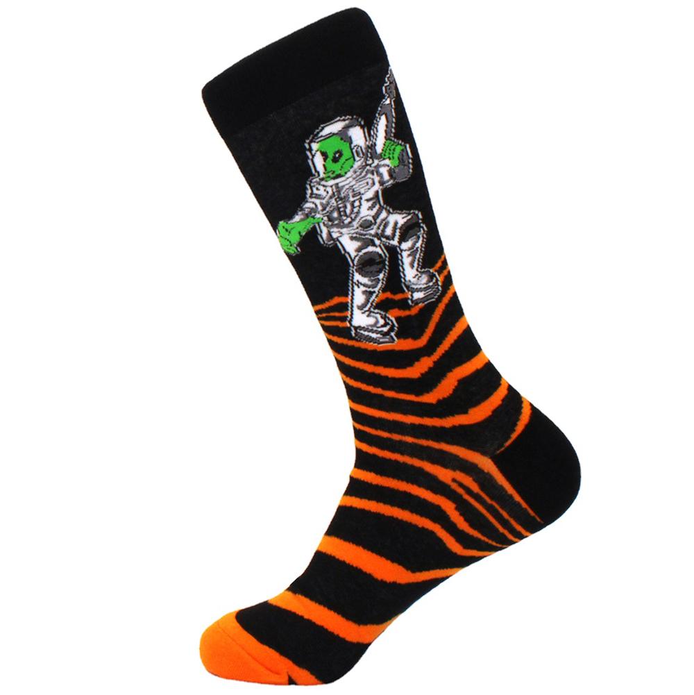 Calcetines de invierno coloridos para hombre algodón peinado suave de llevar cálidos Divertidos Felices hombre mujer calcetines largos Calcetines de hombre vestido de negocios