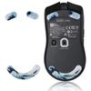 IMMOENUC Mouse Feet for Viper V2 Glass Foot Pads with Circular and Low Gaming Mouse Accessories Pro, 2.5D Design, Thin, Durable, Friction,