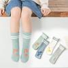 4 Paare/Los Säugling Babysocken Frühling Herbst Babysocken Mädchen Baumwolle Neugeborener Junge Kleinkind Socken Kinder Kinder Kleidung Accessoires