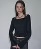 Ledeoli Halter Neck Sleeveless Cardigan Set [Black]