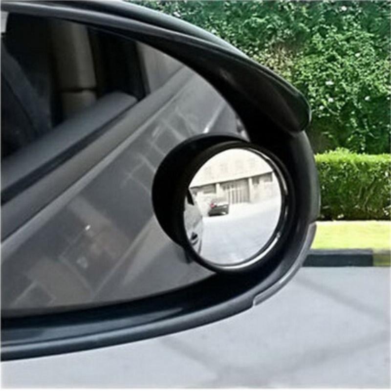 2Pc Rotate 360 Degrees Car Exterior Auto Rearview Mirrors Universal Blind Spot Rear View Mirror