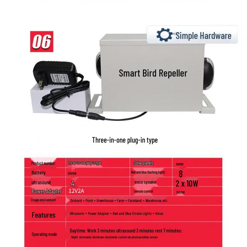 Janbei Smart Bird Repeller CN plug (adapter included)