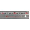 Bigman Aluminum Ruler with Non-Slip Grip, 45cm, Easy-to-Read Two-Color Markings, BAR-45