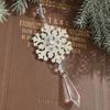 3PCS Party Supplies Christmas Crystal Snowflake Pendant Christmas Tree Decorations  New Year