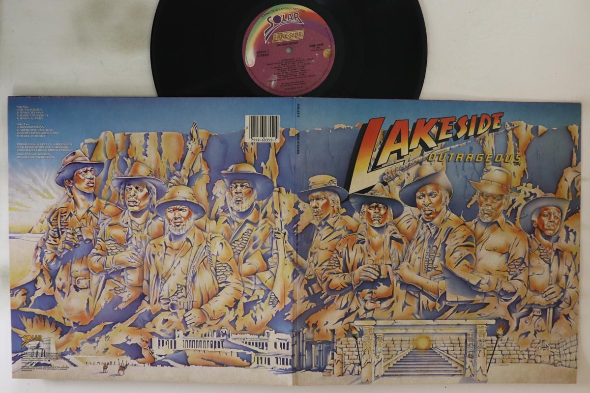 

LP Record LAKESIDE - Outrageous 9603551 SOLAR 1984 US Soul/Funk Used