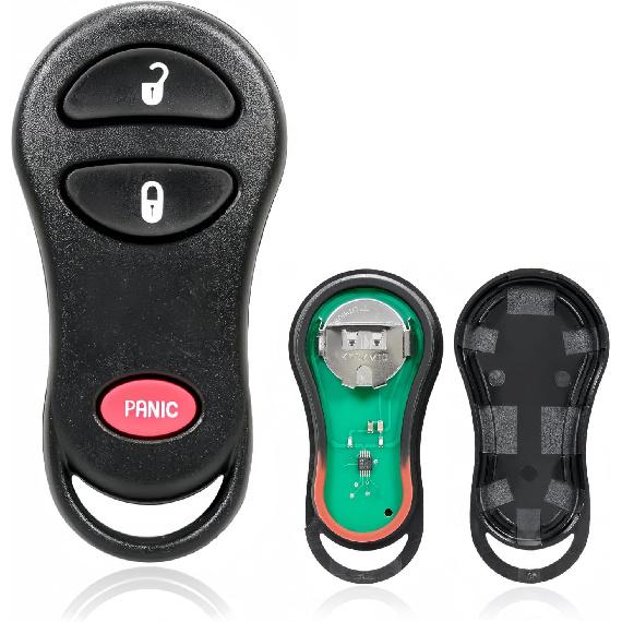 Replacement Keyless Entry Remote Car Key Fob GQ43VT9T 315MHz 3 Button for 1999 2000 2001 Cherokee,1999 2000 2001 2002 2003 2004 Jeep Grand Cherokee
