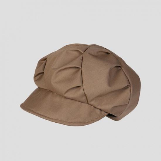 Женская ретро кепка газетчика, берет пекаря, складная хлопковая летняя кепка