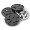 For VOLKSWAGEN VW 120mm 110mm Car Logo Emblem Hood Front And Rear Tail Mark Rear Badge 6R0853600A Accessory For Volkswagen Polo