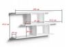 Wall Hanging Shelf - No. 27 white
