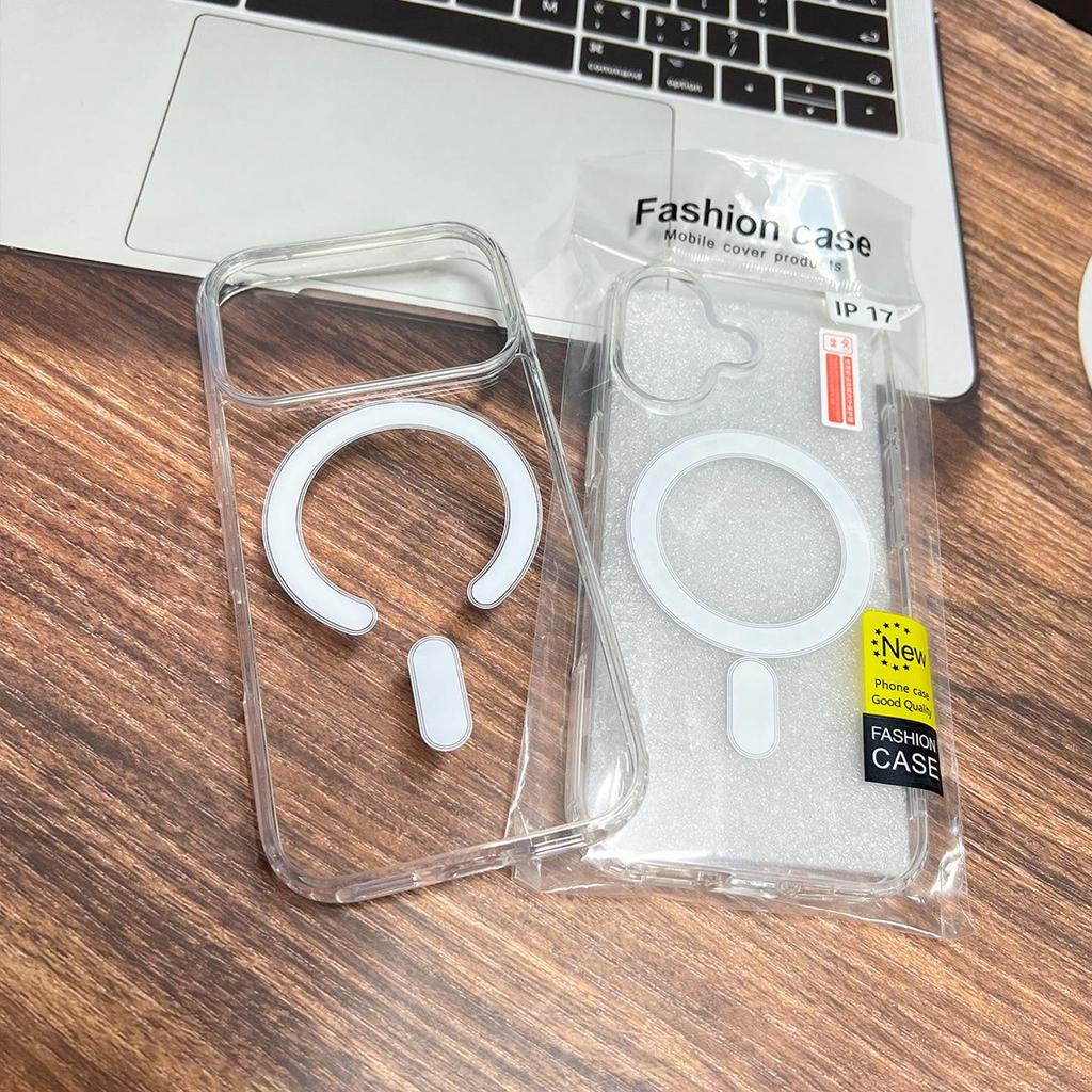 MagSafe transparante magnetische beschermhoes voor iPhone 16/17 XSMAX