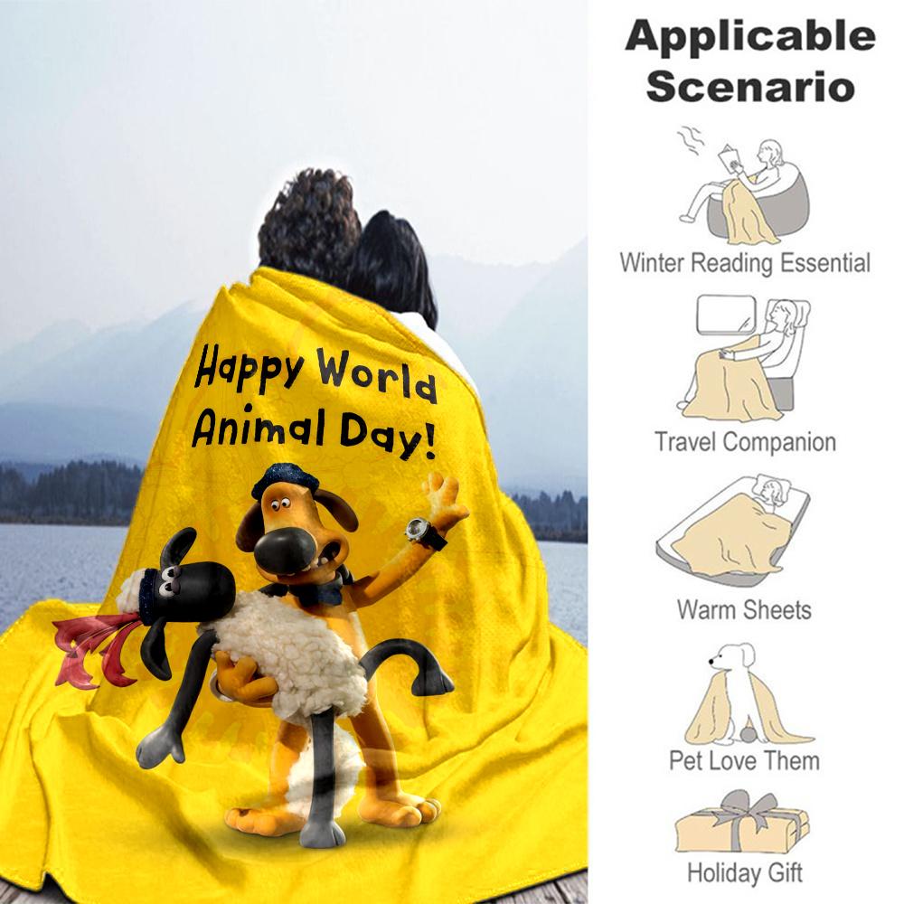 Shaun Blanket, High quality Comfortable for All Seasons, Home Decor, Warmth and Comfort