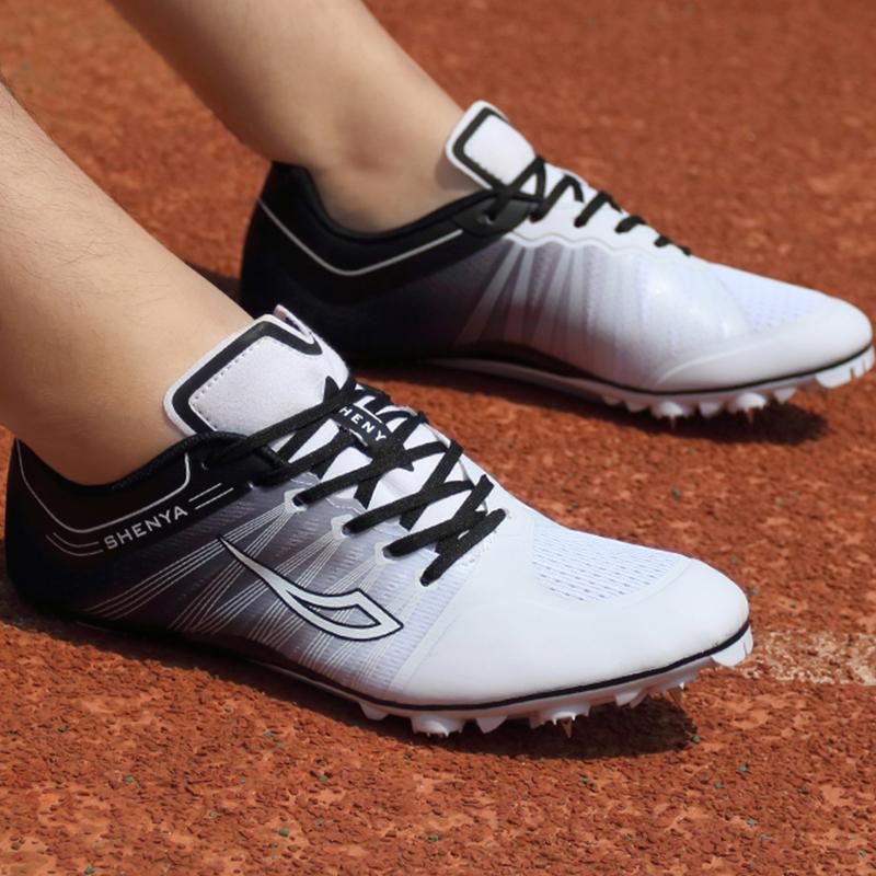 High Quality Men Women Nail Shoes Outdoor Sports Fast Runn Training Shoes Short Distance Anti Slip Grip Shoes Student Athletics