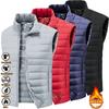 Gilet Casual Homme Jeu Animal Léger Sans Manches Fermeture Éclair Vêtement d'Extérieur Gilet Chaud d'Extérieur avec Poches Blouses de Travail