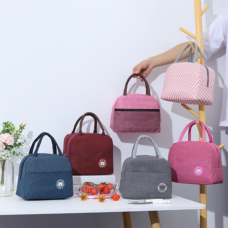 Cationic Insulated Bento Lunch Bag with Thickened Aluminum Foil