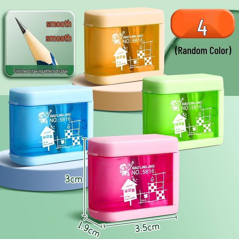 Children s Hand-Crank Pencil Sharpener – Compact for Students and Teachers