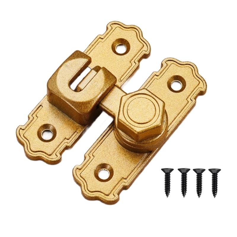 

Space Saving Aluminum Flip Lock Secure Not Theft Mechanism Door Latches Lock set for 90° & 180° Barn Door Applications