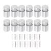 12Pcs Standoff Screws Stainless Steel Wall Sign Advertising Hardware Nail for Acrylic 16x20mm