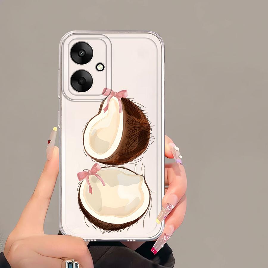 Simple Coconut Case for Xiaomi Mi 11 Lite 11T Pro Soft Phone Cover