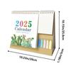 2025 New Planning Calendar with 12 Months Desktop Office Calendar Multi-function Record Calendar Planning Calendar