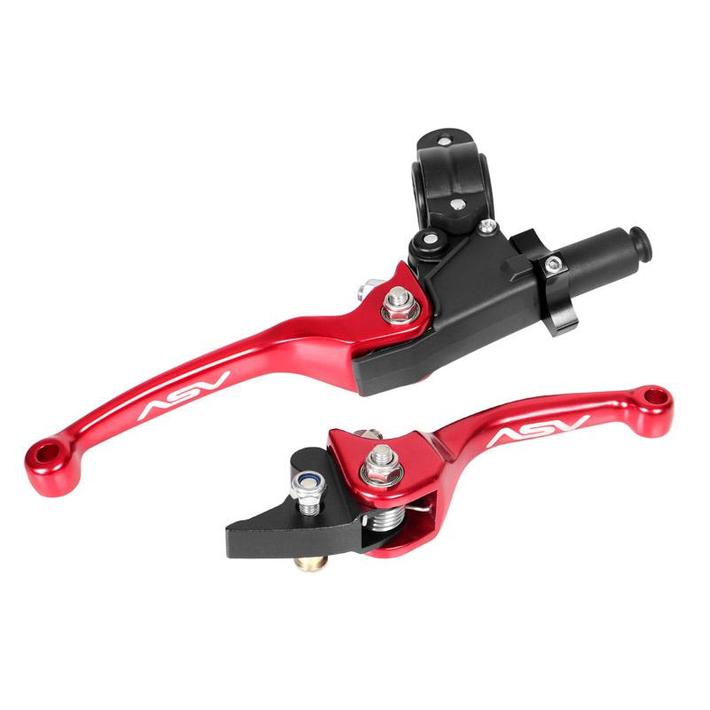 Universal Motocross Pit Dirt Bike CNC Aluminium ASV Brake Clutch Levers Handle For Honda Triumph Yamaha Suzuki Benelli Ducati