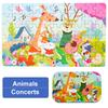 60piece Jigsaw Puzzle Montessori Games Cartoon Animal Vehicle Dinosaur Puzzles for Kids Educational Toys Children Christmas Gift
