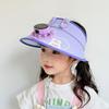 Solar Fan Hat Children's Sun Protection Hat Boys and Girls Summer UV Sky Top Hat Baby Sun Hat