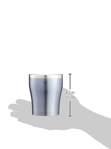 Zojirushi Edelstahl-Becher SX-DN30-AC 300ml Isoliert Kälteerhalt Klarblauer Lippenbecher Geschenk
