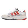 adidas Lite Shuffle Comfortable Trendy Low-Top Skate Shoes Unisex Sneakers White Red KH9027